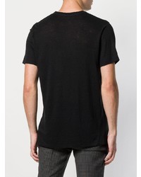 Мужская черная футболка с круглым вырезом от Isabel Marant