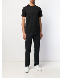 Мужская черная футболка с круглым вырезом от Theory