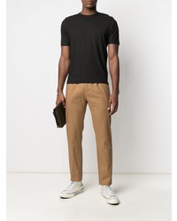 Мужская черная футболка с круглым вырезом от Kired