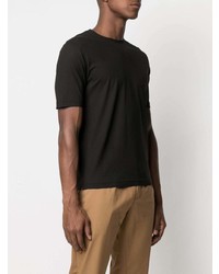 Мужская черная футболка с круглым вырезом от Kired