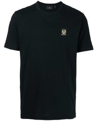 Мужская черная футболка с круглым вырезом от Belstaff