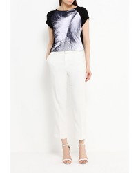 Женская черная футболка с круглым вырезом от Bestia