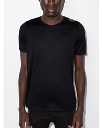 Мужская черная футболка с круглым вырезом от Pressio