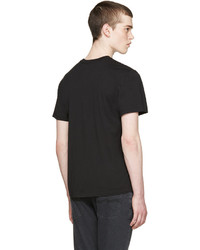 Мужская черная футболка с круглым вырезом от BLK DNM