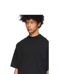 Мужская черная футболка с круглым вырезом от Acne Studios