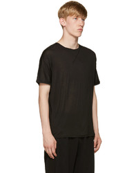 Мужская черная футболка с круглым вырезом от Isabel Benenato