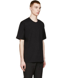 Мужская черная футболка с круглым вырезом от 08sircus