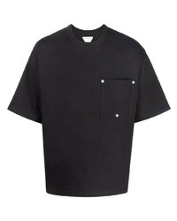 Мужская черная футболка с круглым вырезом от Bottega Veneta