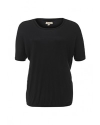 Женская черная футболка с круглым вырезом от Bruebeck