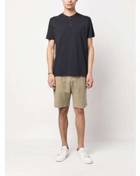 Мужская черная футболка с круглым вырезом от Barena