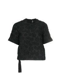 Женская черная футболка с круглым вырезом от Calvin Klein 205W39nyc