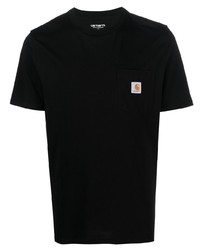Мужская черная футболка с круглым вырезом от Carhartt WIP