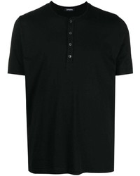 Мужская черная футболка с круглым вырезом от Cenere Gb