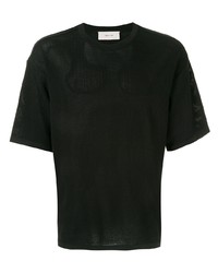 Мужская черная футболка с круглым вырезом от Cerruti 1881