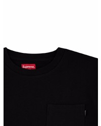 Мужская черная футболка с круглым вырезом от Supreme