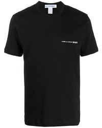 Мужская черная футболка с круглым вырезом от Comme Des Garcons SHIRT