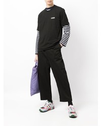 Мужская черная футболка с круглым вырезом от Comme des Garcons Homme