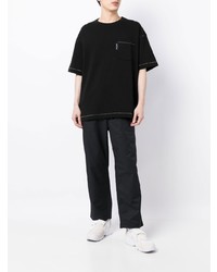 Мужская черная футболка с круглым вырезом от Comme des Garcons Homme