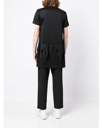 Мужская черная футболка с круглым вырезом от Comme Des Garcons Homme Plus