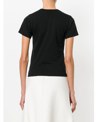 Женская черная футболка с круглым вырезом от Comme Des Garcons Play