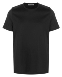 Мужская черная футболка с круглым вырезом от Corneliani