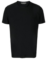 Мужская черная футболка с круглым вырезом от Corneliani