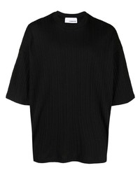 Мужская черная футболка с круглым вырезом от Costumein