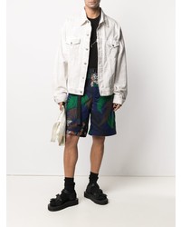 Мужская черная футболка с круглым вырезом от Uma Wang