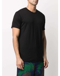 Мужская черная футболка с круглым вырезом от Uma Wang