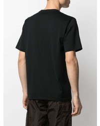 Мужская черная футболка с круглым вырезом от Auralee