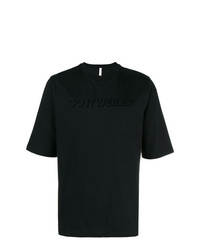 Мужская черная футболка с круглым вырезом от Cottweiler