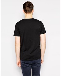 Мужская черная футболка с круглым вырезом от Esprit