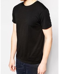 Мужская черная футболка с круглым вырезом от Esprit