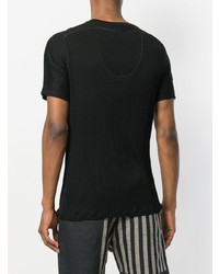 Мужская черная футболка с круглым вырезом от Tom Rebl