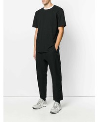 Мужская черная футболка с круглым вырезом от Attachment