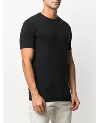Мужская черная футболка с круглым вырезом от Majestic Filatures