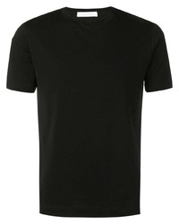 Мужская черная футболка с круглым вырезом от Cruciani