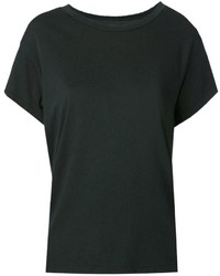 Женская черная футболка с круглым вырезом от Current/Elliott