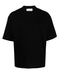 Мужская черная футболка с круглым вырезом от D4.0