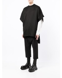 Мужская черная футболка с круглым вырезом от Julius