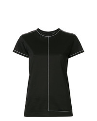 Женская черная футболка с круглым вырезом от Demoo Parkchoonmoo