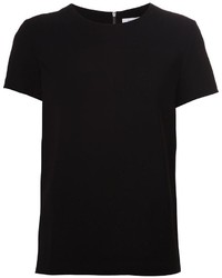 Женская черная футболка с круглым вырезом от Diane von Furstenberg