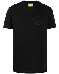 Мужская черная футболка с круглым вырезом от Diesel