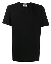 Мужская черная футболка с круглым вырезом от Dondup