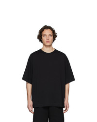 Мужская черная футболка с круглым вырезом от Dries Van Noten