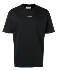 Мужская черная футболка с круглым вырезом от Drôle De Monsieur