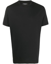 Мужская черная футболка с круглым вырезом от DSQUARED2