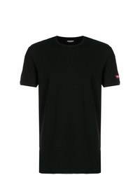 Мужская черная футболка с круглым вырезом от Dsquared2 Underwear
