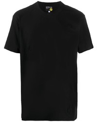 Мужская черная футболка с круглым вырезом от DUOltd
