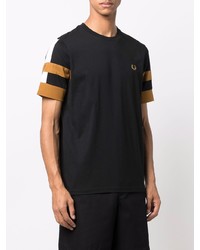 Мужская черная футболка с круглым вырезом от Fred Perry